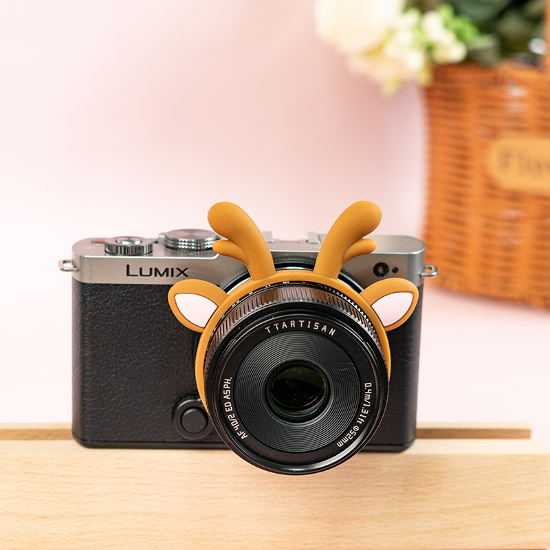 Sony Camera Zv-E10 - 니이포커스 렌즈 장식 링 귀여운 만화