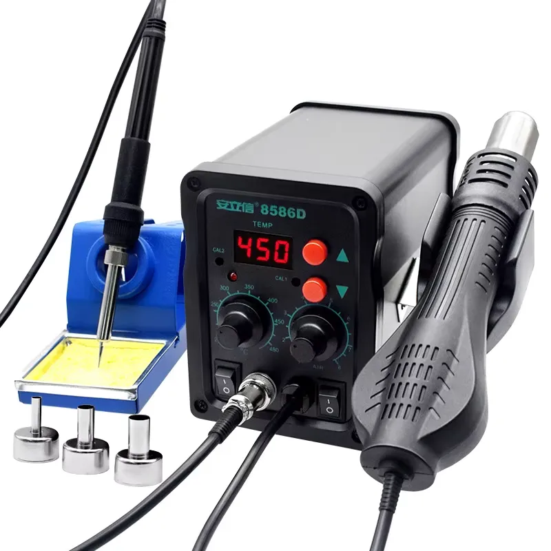Electronics Repair In Usa - 고온, 고속 가열, 2-in-1 기능, 8586D